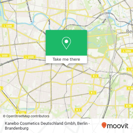 Карта Kanebo Cosmetics Deutschland Gmbh
