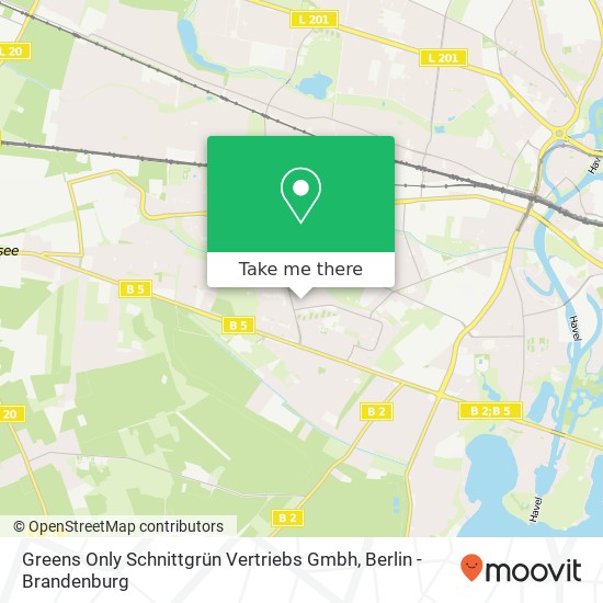 Карта Greens Only Schnittgrün Vertriebs Gmbh