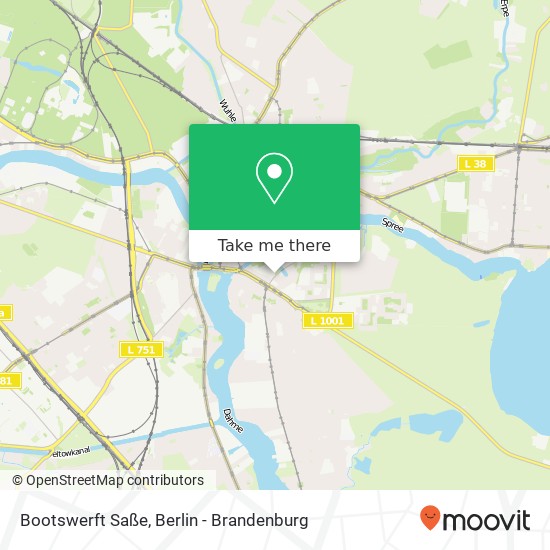 Bootswerft Saße map