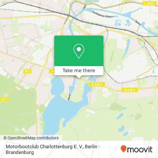 Motorbootclub Charlottenburg E. V. map