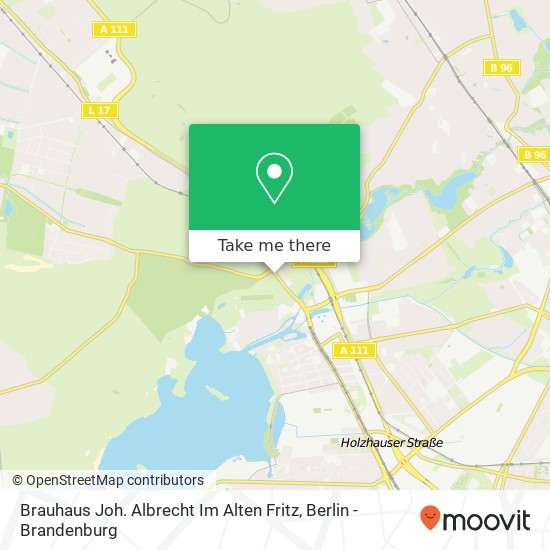 Brauhaus Joh. Albrecht Im Alten Fritz map