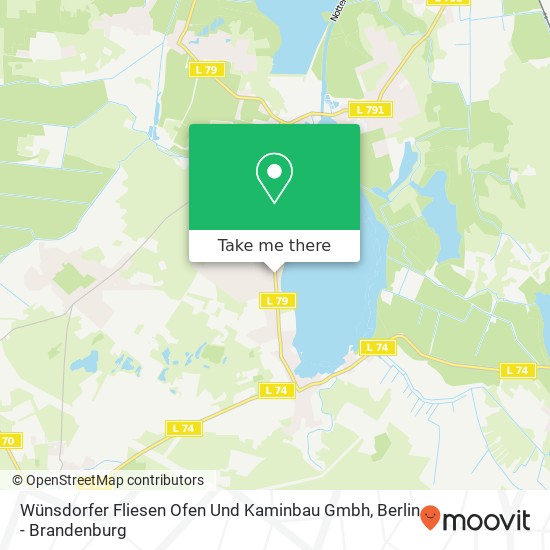 Карта Wünsdorfer Fliesen Ofen Und Kaminbau Gmbh