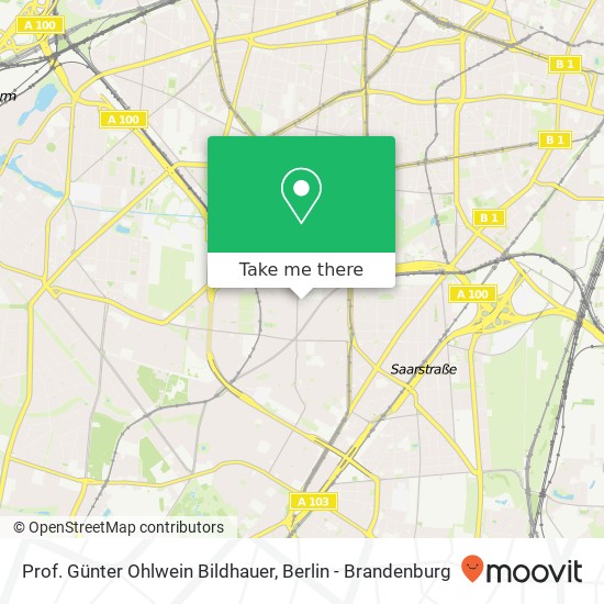 Prof. Günter Ohlwein Bildhauer map