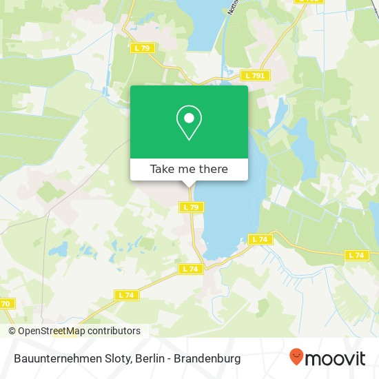 Bauunternehmen Sloty map