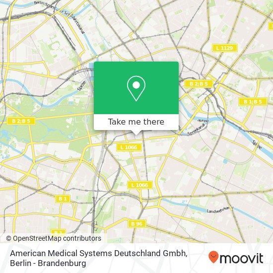 American Medical Systems Deutschland Gmbh map