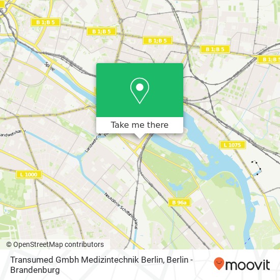 Transumed Gmbh Medizintechnik Berlin map