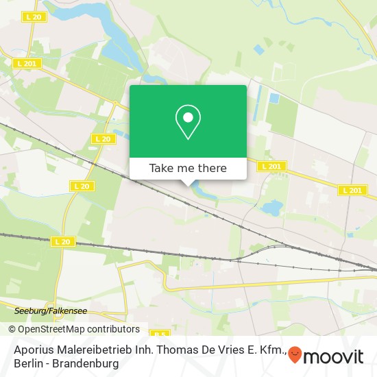 Aporius Malereibetrieb Inh. Thomas De Vries E. Kfm. map
