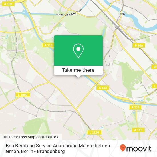 Карта Bsa Beratung Service Ausführung Malereibetrieb Gmbh