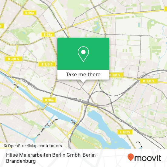 Häse Malerarbeiten Berlin Gmbh map