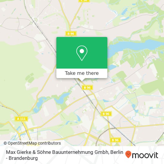 Карта Max Gierke & Söhne Bauunternehmung Gmbh