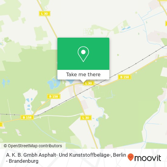 A. K. B. Gmbh Asphalt- Und Kunststoffbeläge- map