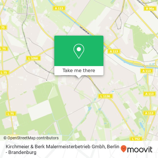 Kirchmeier & Berk Malermeisterbetrieb Gmbh map