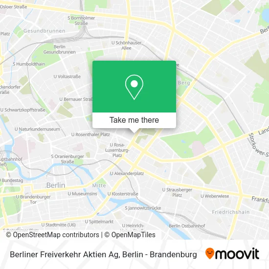 Карта Berliner Freiverkehr Aktien Ag