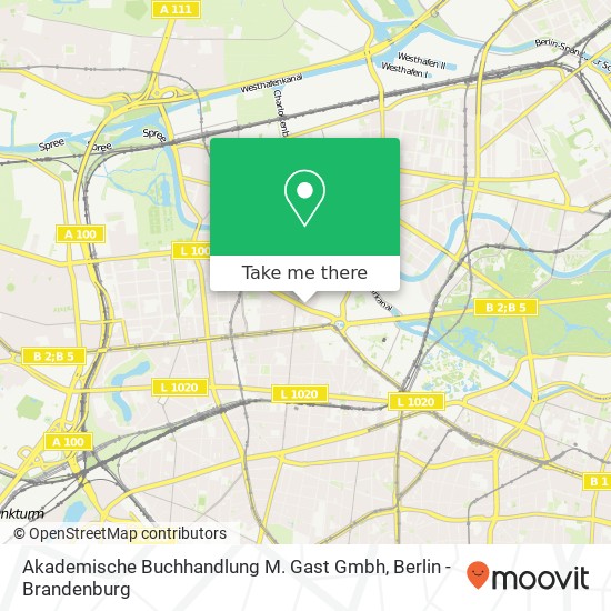 Akademische Buchhandlung M. Gast Gmbh map