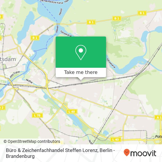 Büro & Zeichenfachhandel Steffen Lorenz map