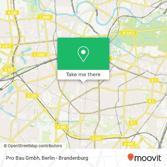 Pro Bau Gmbh map