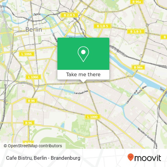 Cafe Bistru map
