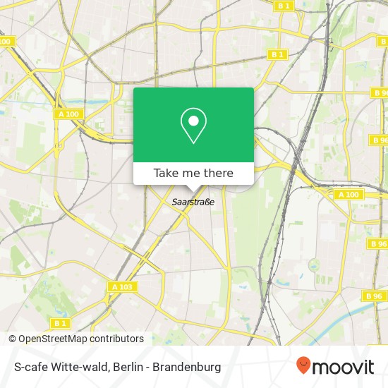 S-cafe Witte-wald map