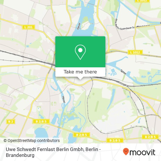 Карта Uwe Schwedt Fernlast Berlin Gmbh