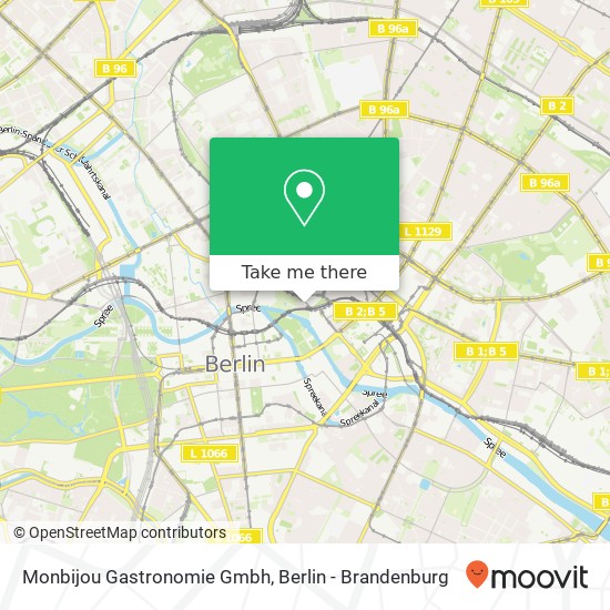 Monbijou Gastronomie Gmbh map