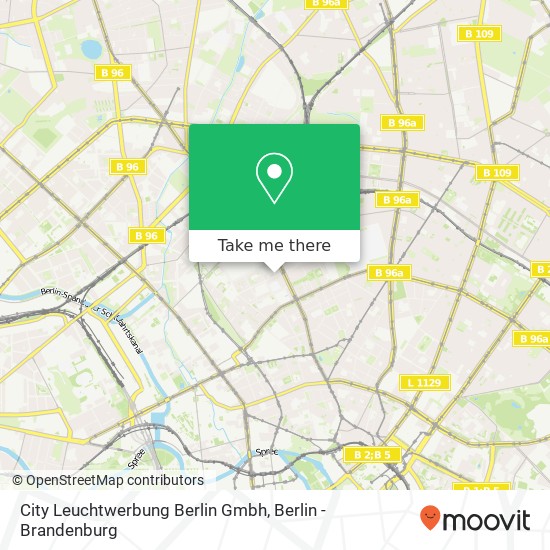 Карта City Leuchtwerbung Berlin Gmbh