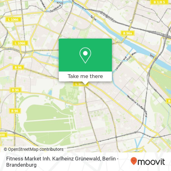 Карта Fitness Market Inh. Karlheinz Grünewald