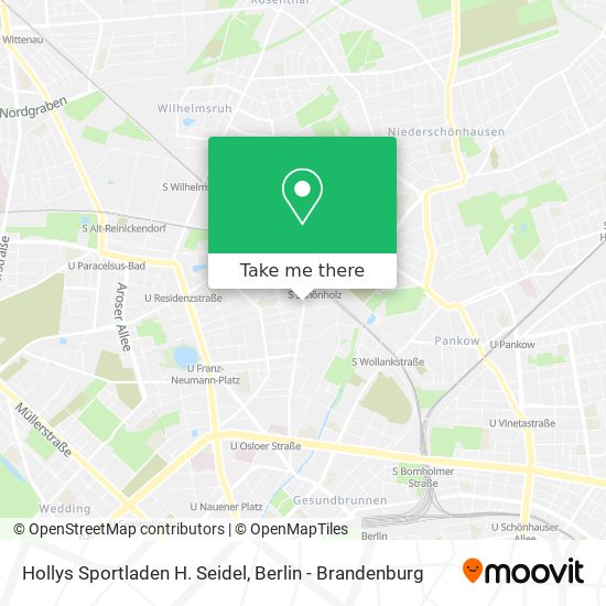 Hollys Sportladen H. Seidel map