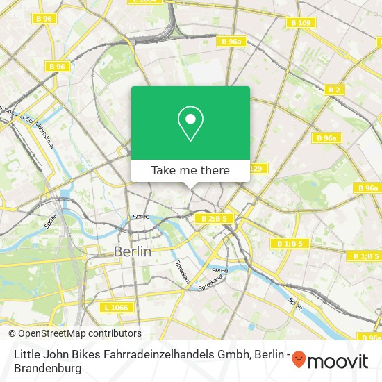 Little John Bikes Fahrradeinzelhandels Gmbh map