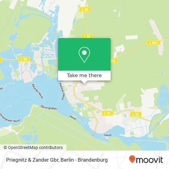 Priegnitz & Zander Gbr map