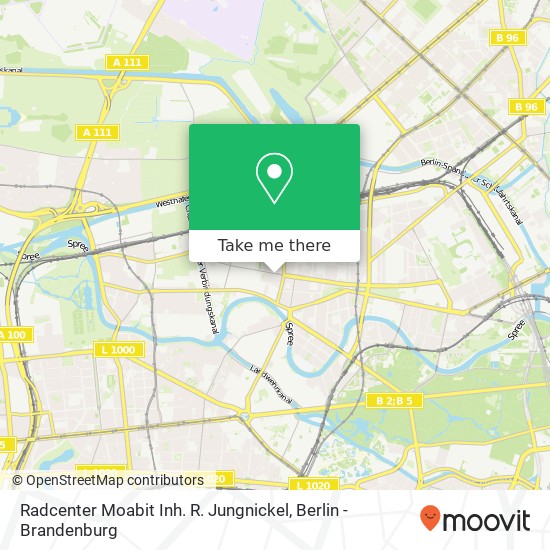 Карта Radcenter Moabit Inh. R. Jungnickel