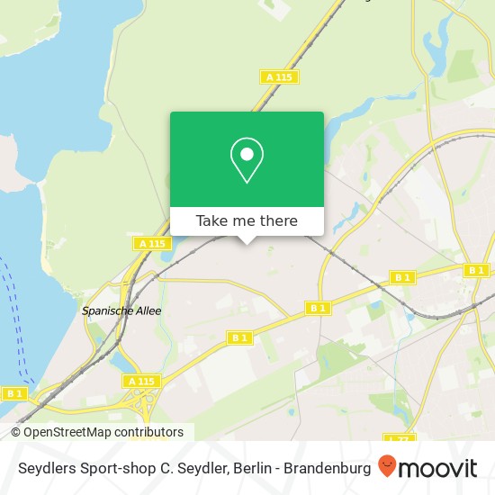 Seydlers Sport-shop C. Seydler map