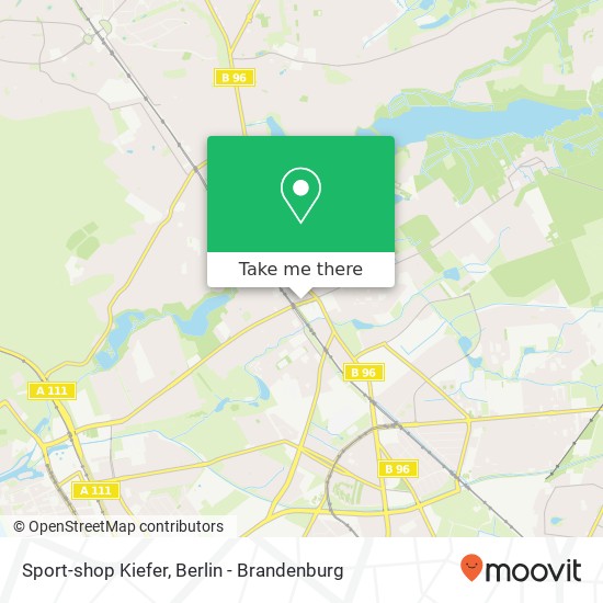 Sport-shop Kiefer map