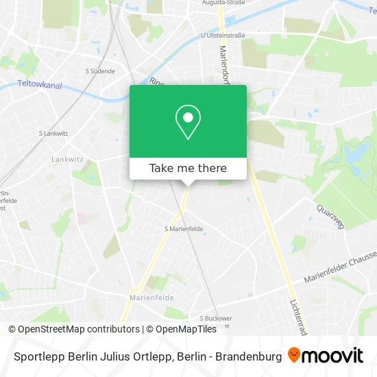 Карта Sportlepp Berlin Julius Ortlepp
