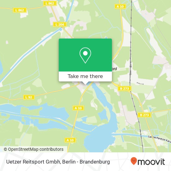 Uetzer Reitsport Gmbh map