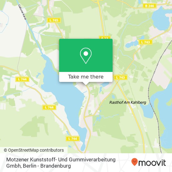 Motzener Kunststoff- Und Gummiverarbeitung Gmbh map