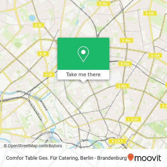 Comfor Table Ges. Für Catering map
