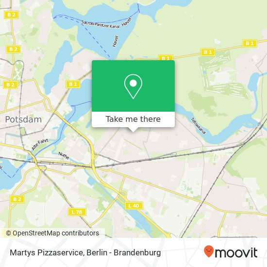 Martys Pizzaservice map