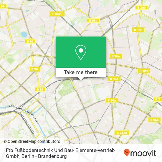 Карта Ftb Fußbodentechnik Und Bau- Elemente-vertrieb Gmbh