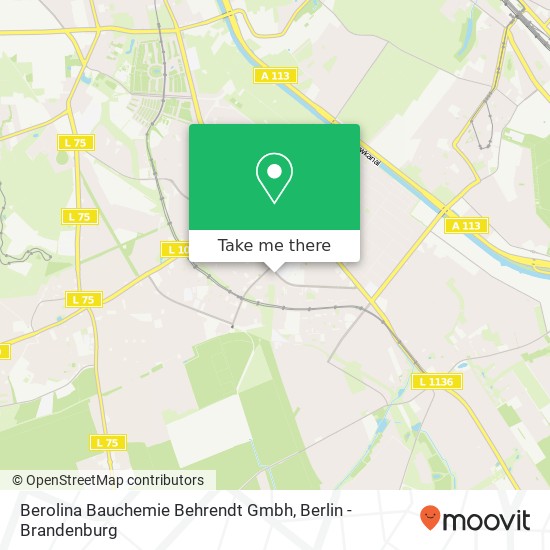 Карта Berolina Bauchemie Behrendt Gmbh