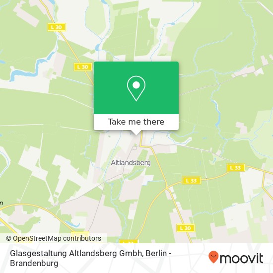 Карта Glasgestaltung Altlandsberg Gmbh
