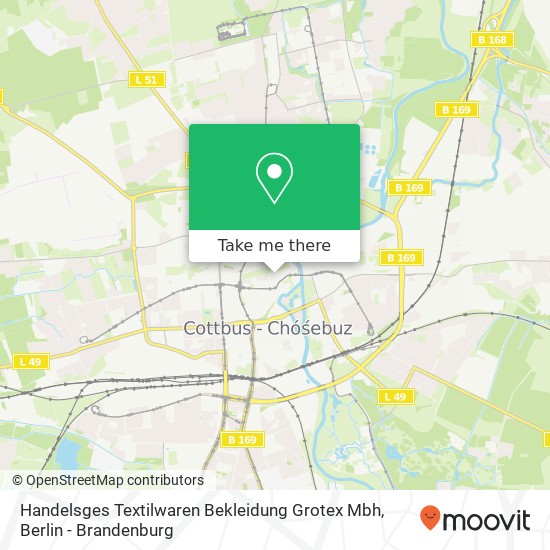 Handelsges Textilwaren Bekleidung Grotex Mbh map