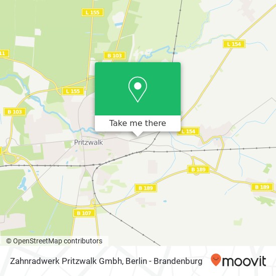 Zahnradwerk Pritzwalk Gmbh map