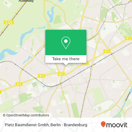 Pietz Baumdienst Gmbh map