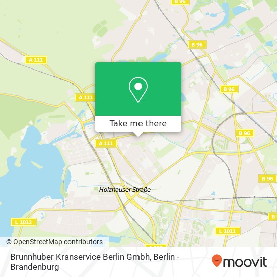 Карта Brunnhuber Kranservice Berlin Gmbh