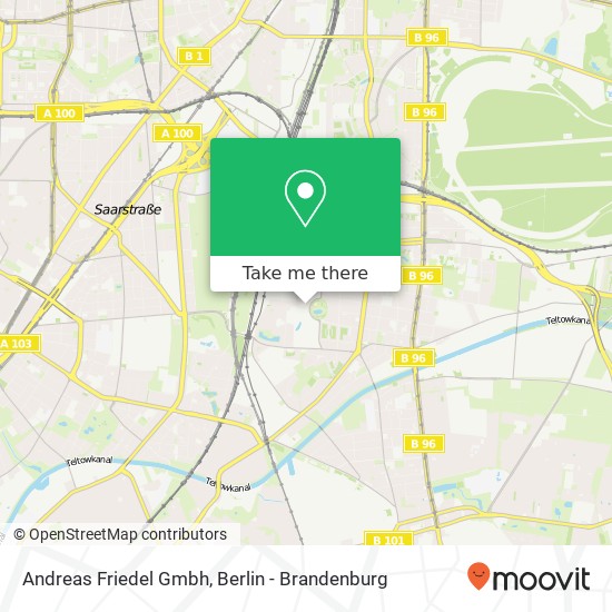 Andreas Friedel Gmbh map