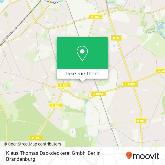 Карта Klaus Thomas Dackdeckerei Gmbh