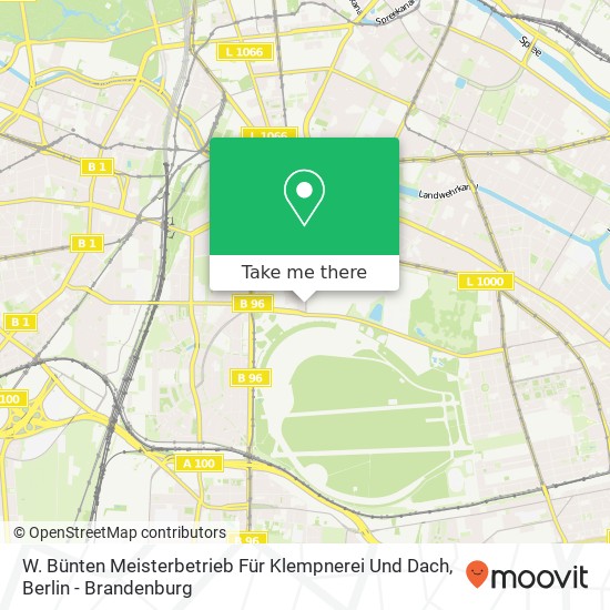 Карта W. Bünten Meisterbetrieb Für Klempnerei Und Dach
