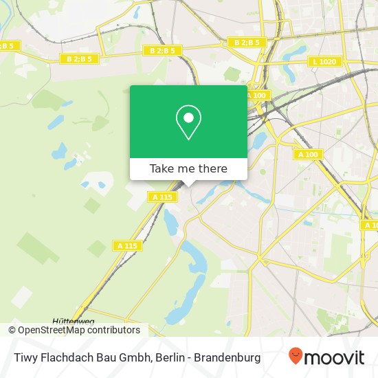 Tiwy Flachdach Bau Gmbh map