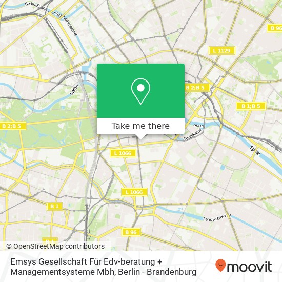 Карта Emsys Gesellschaft Für Edv-beratung + Managementsysteme Mbh