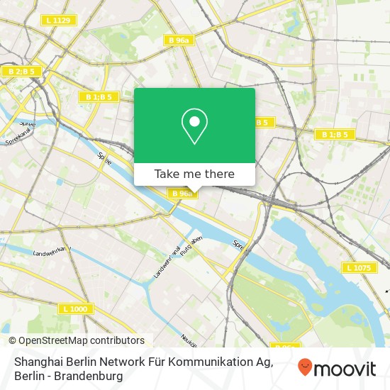 Shanghai Berlin Network Für Kommunikation Ag map